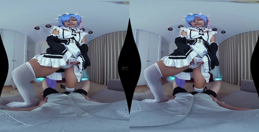 【VR】小悪魔美少女ギャルが本格コスプレで究極焦らし！からの強●連続射精で爆ヌキ 渚みつき 